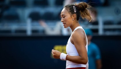 WTA罗马站：郑钦文2-0弗雷希 进16强将战前大满贯冠军