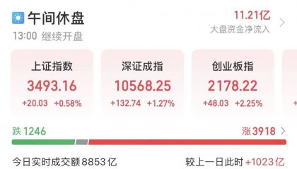 5000亿元巨头涨停！成交额A股第一