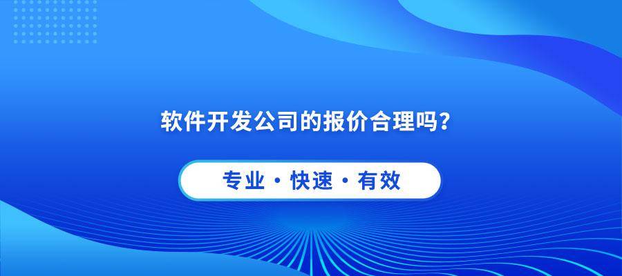 成都软件开发公司分享~怎样知道自己软件开发报价是否合理？