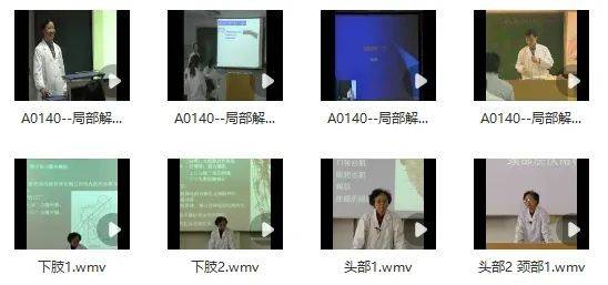 人体《局部解剖学》视频全集，名师讲解，抓紧收藏